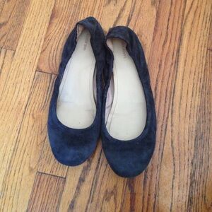 Genuine suede flats